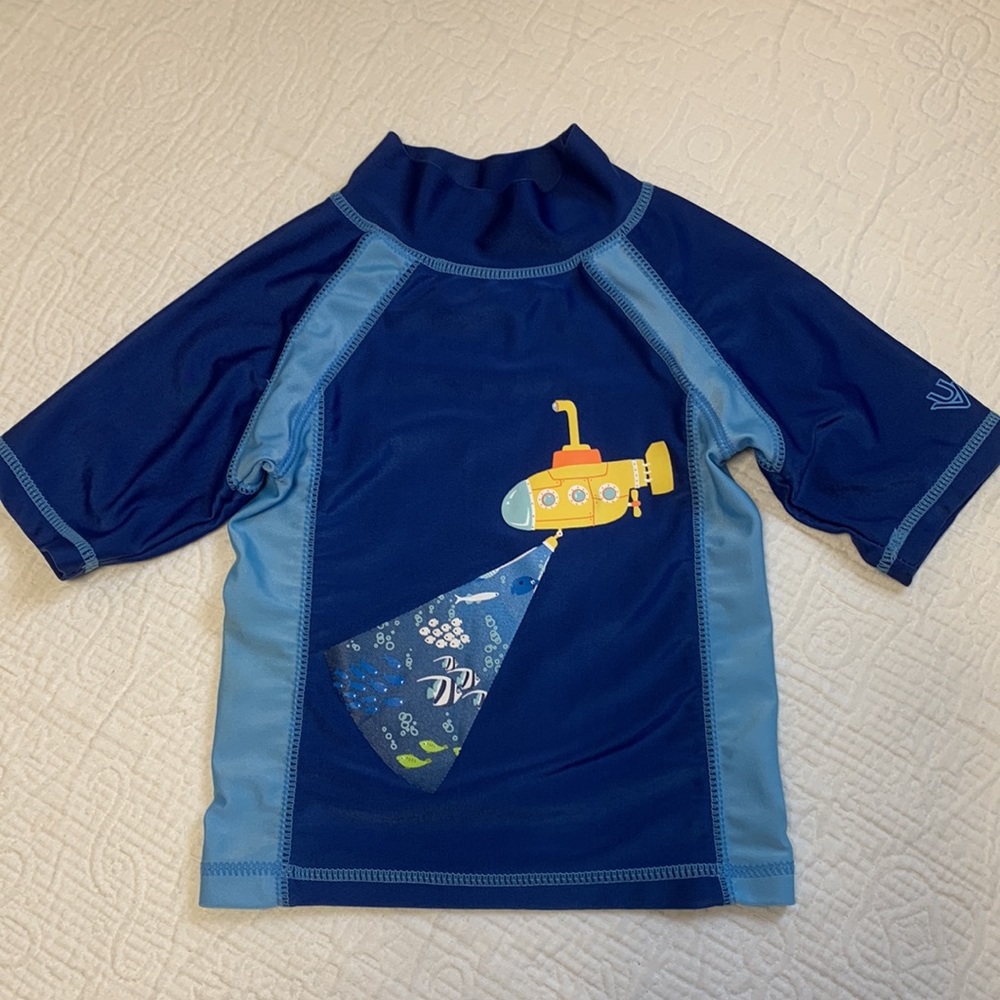 12-18m (4/$20) UV Skinz Submarine Rashguard Swim Top